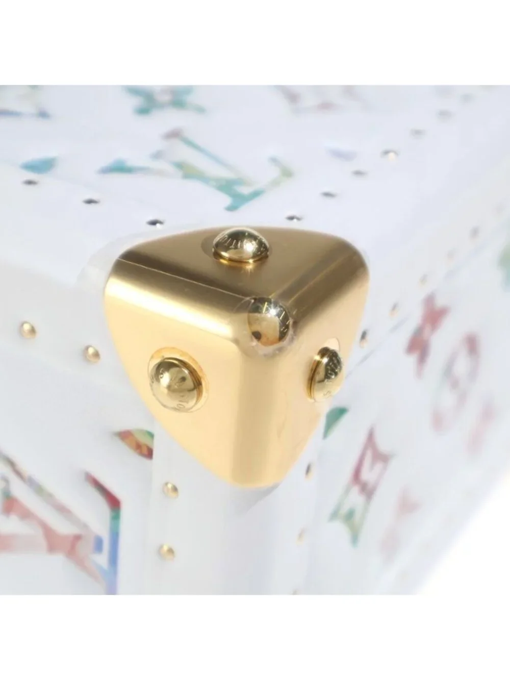 Louis Vuitton LV Garden Monogram Camera Bo 2-Way Hand Shoulder Trunk Bag Gold